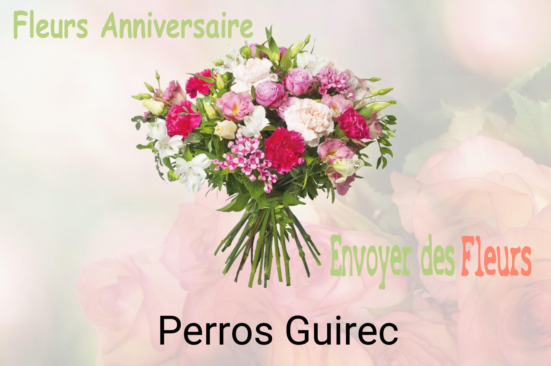Bouquet de fleurs d’anniversaire livré à Perros-Guirec